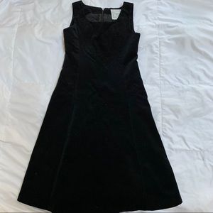 Laura Ashley girls vintage velvet sleeveless dress